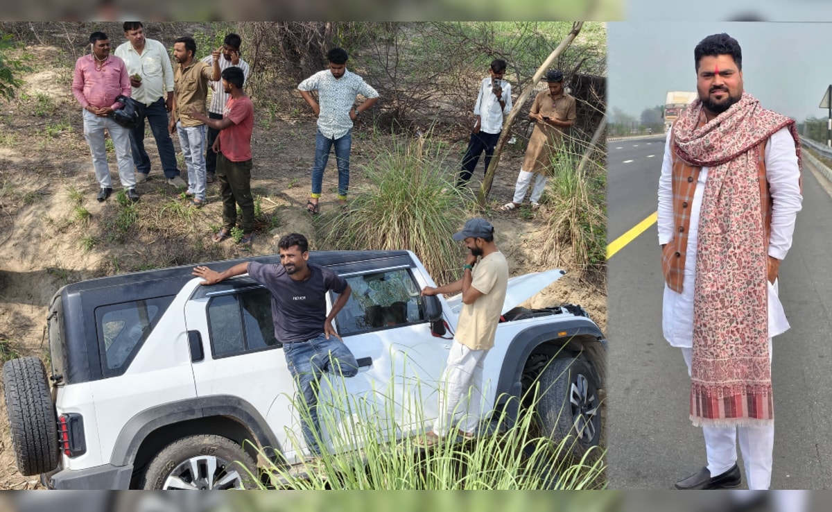 THAR बेकाबू होने से एक्‍सीडेंट में BJP नेता की मौत, इकलौते बेटे थे प्रशांत त्रिपाठी