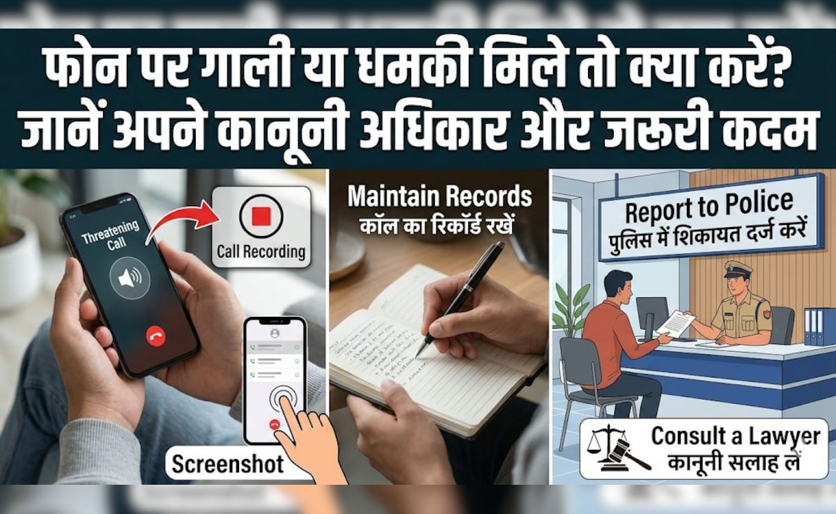 फोन पर गाली या धमकी मिले तो क्या करें? जानें अपने कानूनी अधिकार और जरूरी कदम