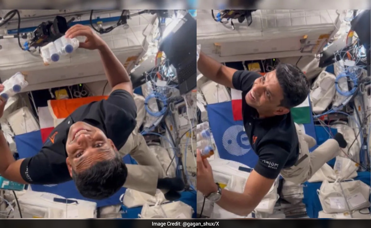 Astronaut Shubhanshu Shukla Explains Life In Space, Says "In Microgravity, Newton Is Always In Charge"