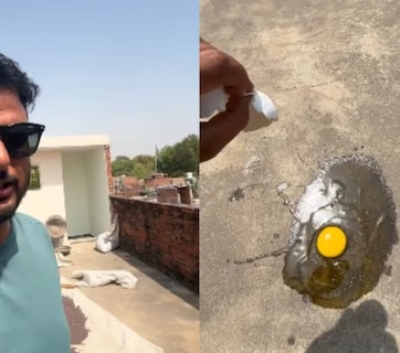 Heatwave का ऐसा 'खौफनाक' रूप! छत पर चिलचिलाती धूप में सरसों का तेल डालकर...बंदे ने पका दिया अंडा