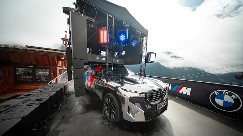 BMW XM Luxury SUV Worth Over Rs 3.15 Crore Becomes Base For DJ Stand