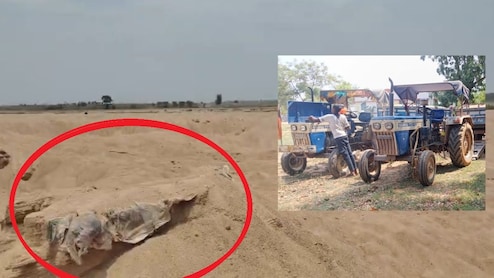 धमतरी में रेत माफियाओं ने खोद डाला श्मशान घाट, 10 कंकाल निकलने के बाद 5 टैक्टर जब्त
