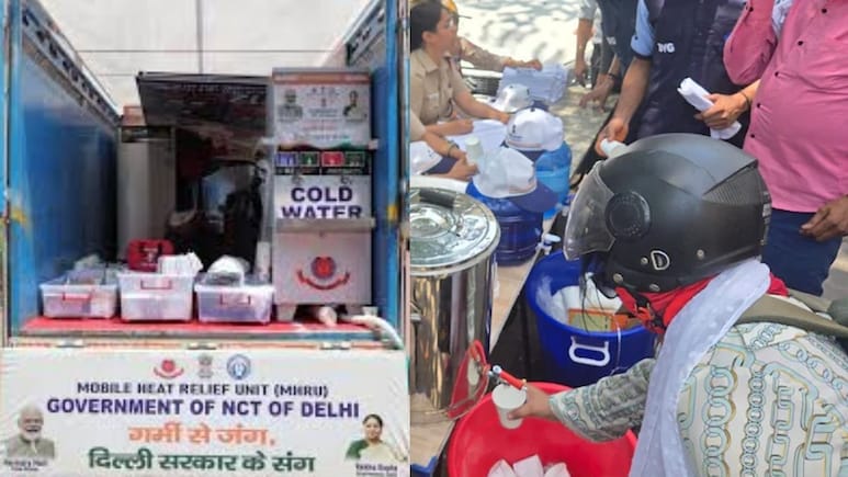 गमछे-कैप, कूलिंग रूम और मोबाइल हीट रिलीफ यूनिट्स, जानिए तपती धूप से बचाने के लिए दिल्ली में क्या-क्या मिल रही सुविधा