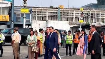 US Secretary Of State Marco Rubio Visits Saint Teresa's Mother House In Kolkata