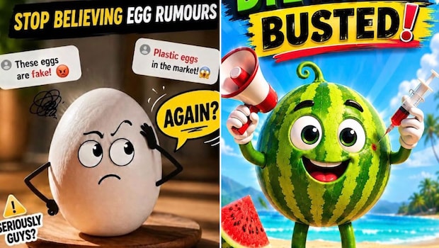 Food Authority Debunks Viral Claims About 'Plastic' Eggs And Colour-Injected Watermelons