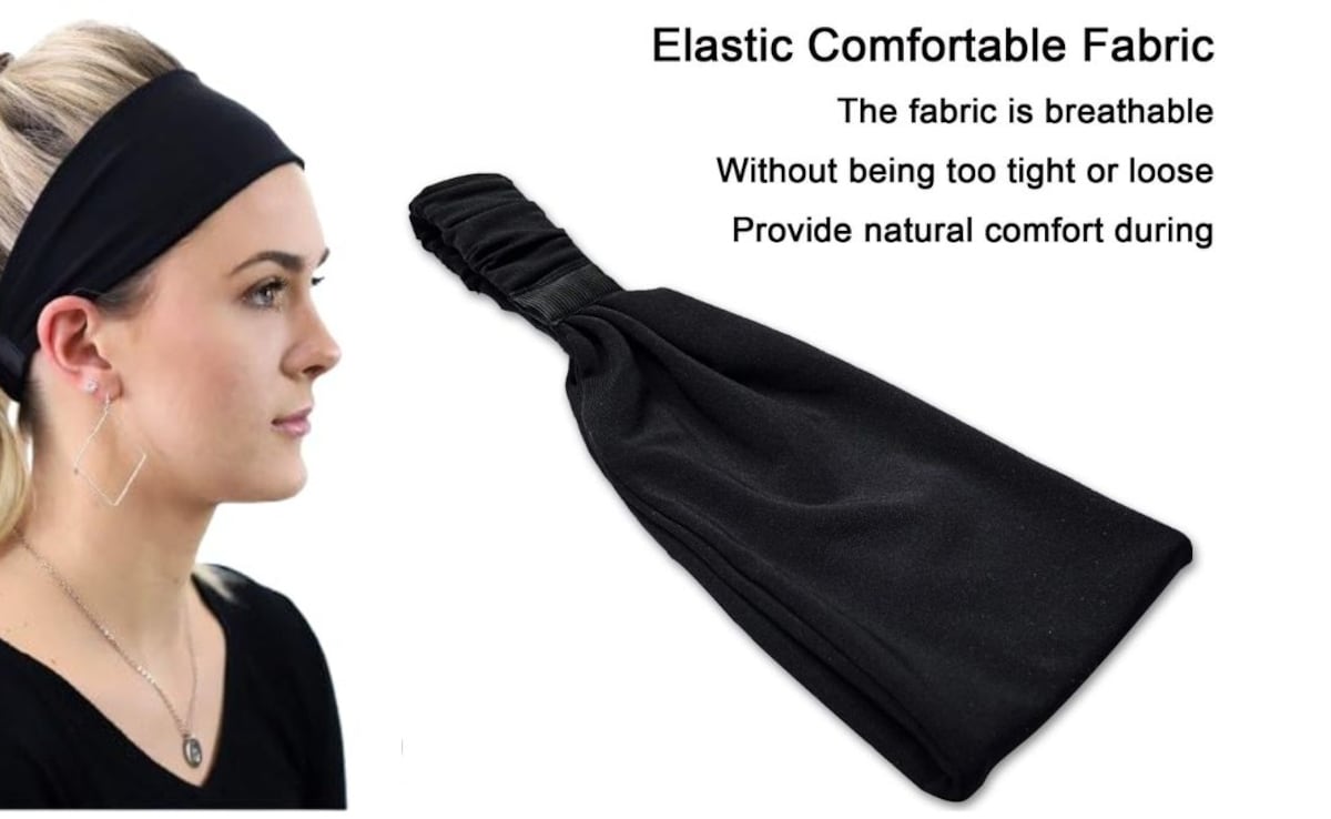 Stylish headbands that keep your hair in place even during intense workouts