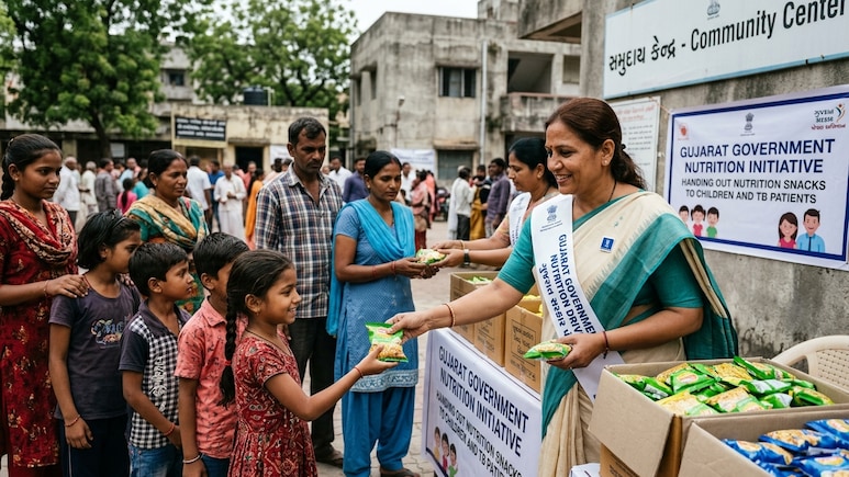 Tuberculosis Care In Gujarat: Nutrition Snacks For Patients, Children