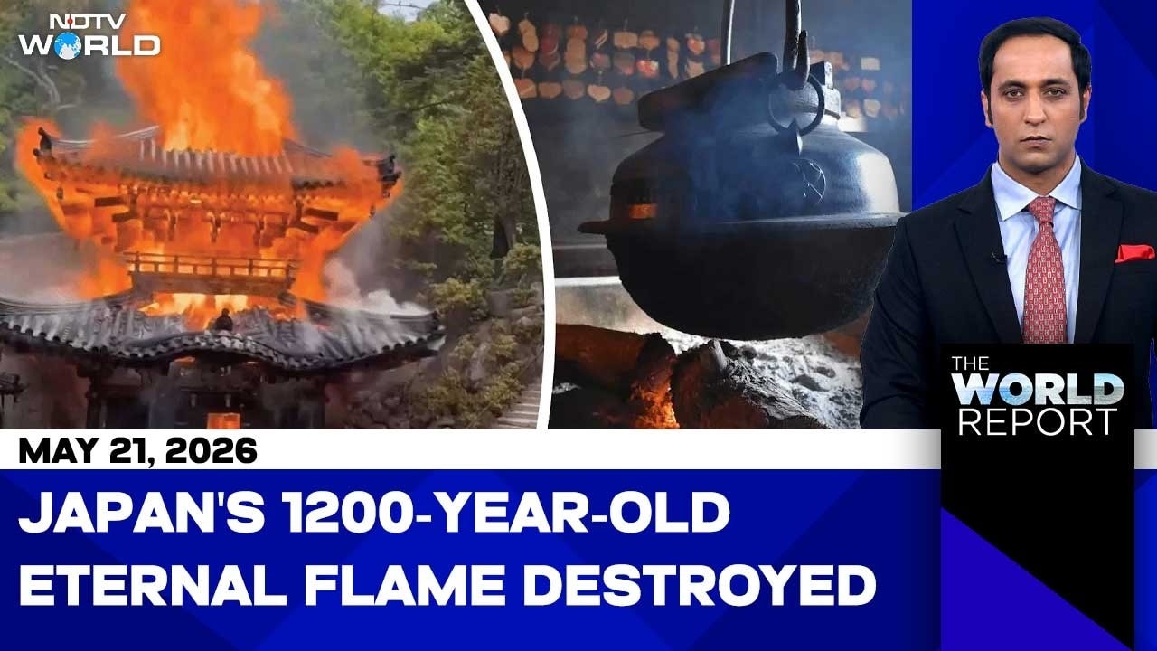 Japan's Daishon Temple Complex On fire: 1200-Year-Old Eternal Flame Destroyed