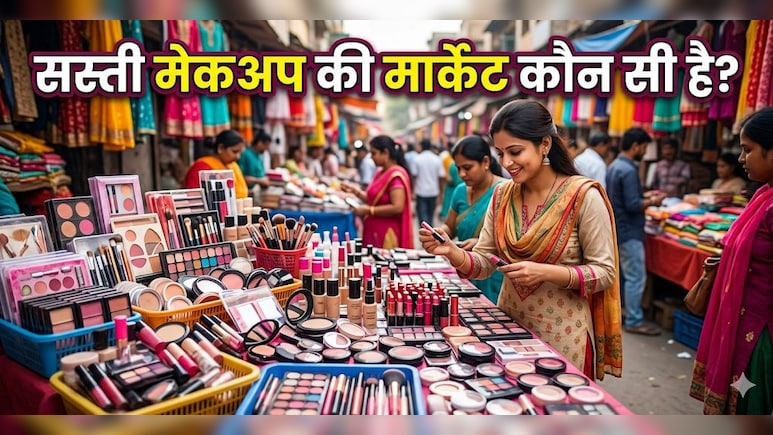 सबसे सस्ता मेकअप का सामान कहां मिलता है? मात्र 20 रुपए से शुरू हो जाता है बाजार, ये रही भारत की 3 सस्ती मेकअप मार्केट