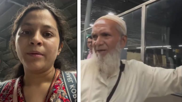 कालकाजी मेट्रो स्टेशन में बुजुर्ग ने लिफ्ट के अंदर कर दिया पेशाब, लड़की ने किया सवाल तो बोला-कर लो जो करना है