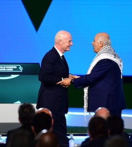 Video: Drama At FIFA Event, Palestine Football Chief Turns Down Handshake With Israel Counterpart