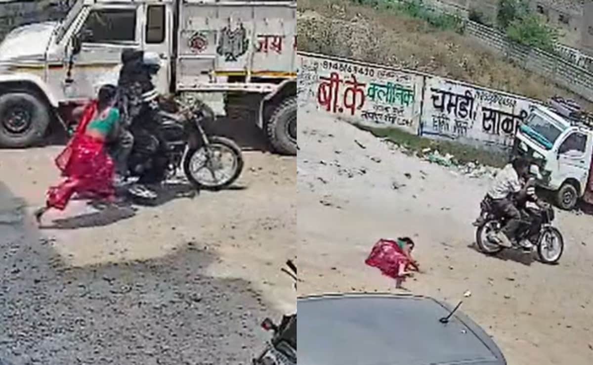 On Camera, Woman Dragged On Road By Bike-Borne Mobile Snatchers