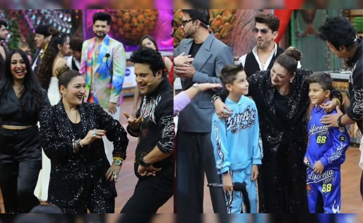 Sunita Ahuja Meets Krushna Abhishek's Twins For The First Time, Calls Them 'Good-Looking' Like Her
