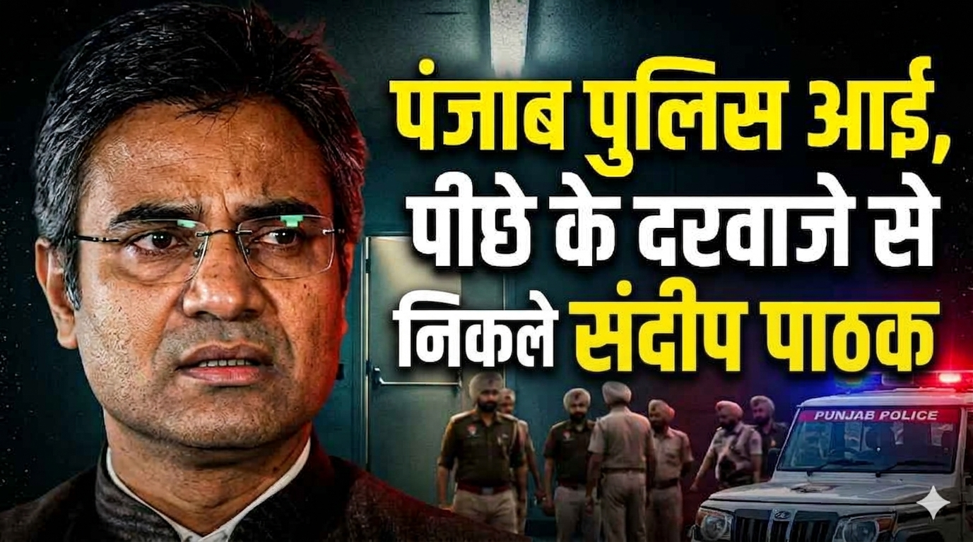 AAP MP Sandeep Pathak:  पंजाब पुलिस के पहुंचने से पहले दिल्ली आवास से निकले सांसद संदीप पाठक