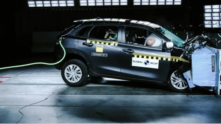 Maruti Suzuki Baleno Based Toyota Starlet Scores 0 Star Safety Rating In GNCAP Test