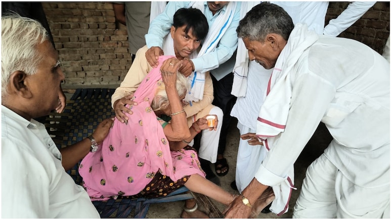 राजस्थान के दौसा में हैवानियत, 88 साल की वृद्धा के पैरों पर चलाया ग्राइंडर; कड़ा काटने के लिए झुलसा दी खाल