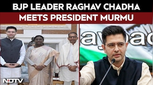 Raghav Chadha News | BJP Leader Raghav Chadha Meets President Droupadi Murmu