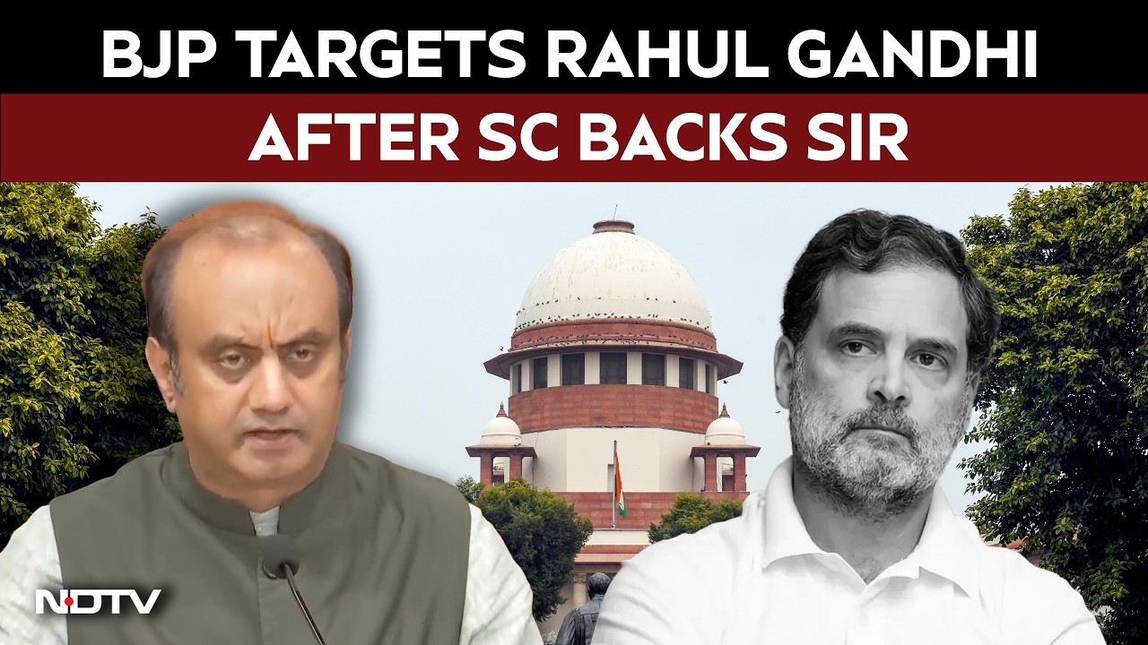 Supreme Court Verdict On SIR Sparks Fresh Attack On INDIA Bloc By BJP's Sudhanshu Trivedi