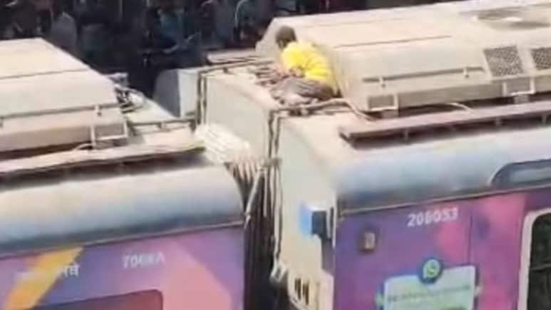 Kalyan News: डोकं फिरलं आणि थेट AC लोकलचं टप गाठलं! कल्याण स्टेशनमध्ये पोलिसांची धावपळ; पाहा नेमकं काय घडलं?