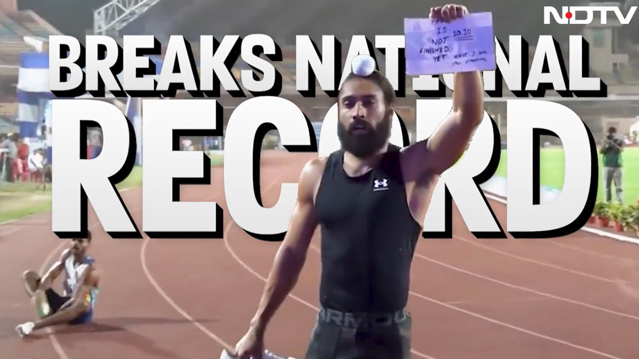 Gurindervir Singh Breaks 100M Record. India Gets New Fastest Man