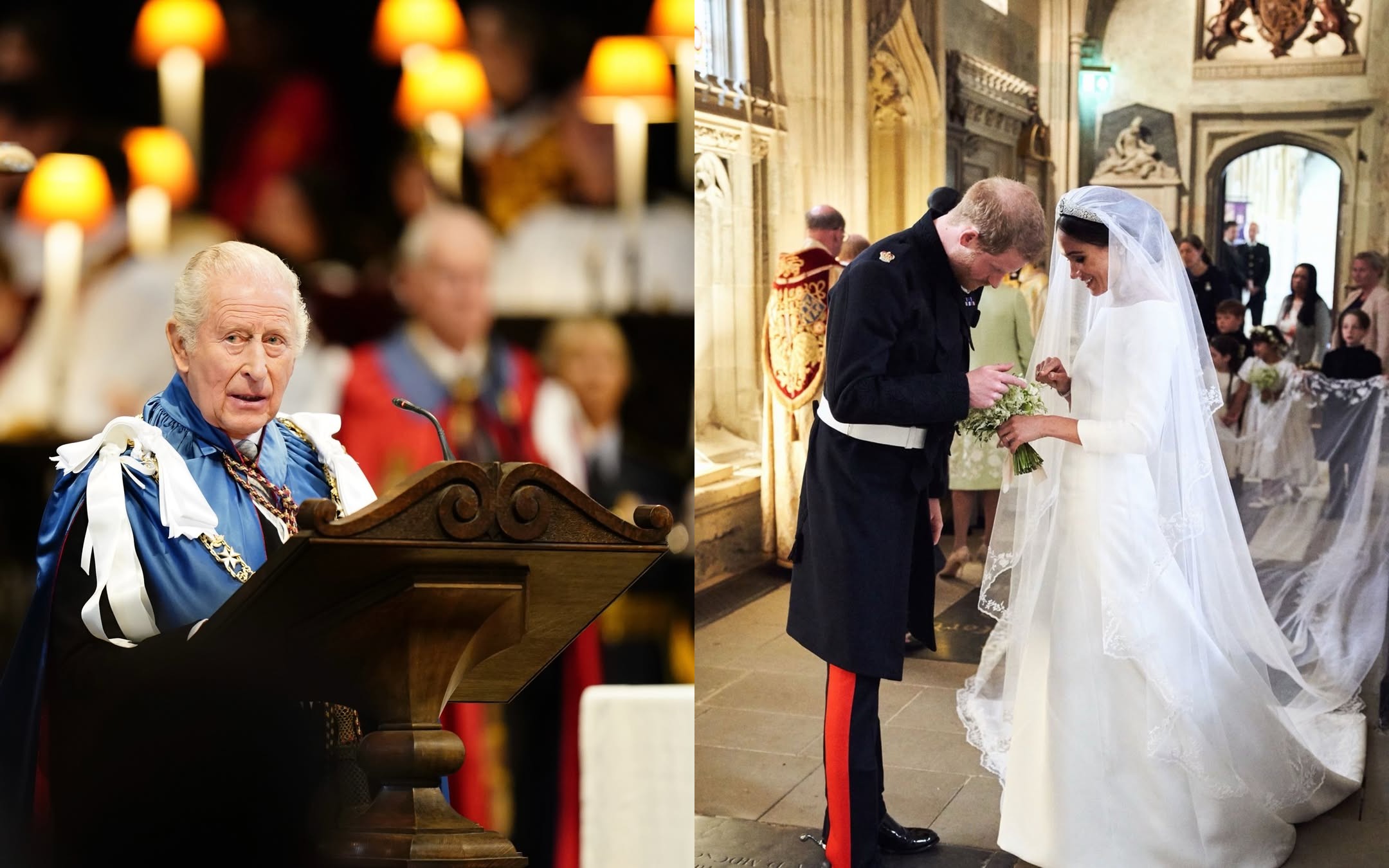 Prince Harry And Meghan Markle Face Backlash Over Anniversary Photos During King Charles' Latest Visit