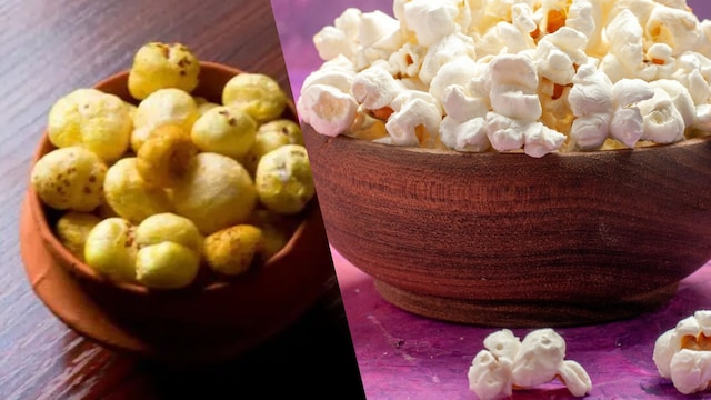 Makhana and popcorn can both be consumed for weight loss if it is eaten in the right form