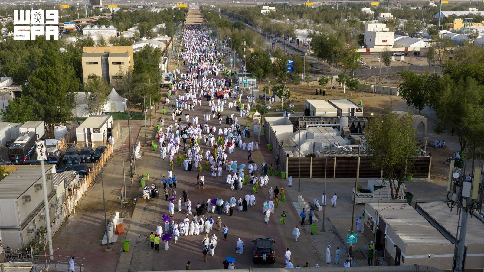 Pilgrims travelled from Mina to Mount Arafat before dawn on Tuesday, spending the day in prayer and reflection at Islam's holiest Hajj site, marking the spiritual peak of the annual pilgrimage.