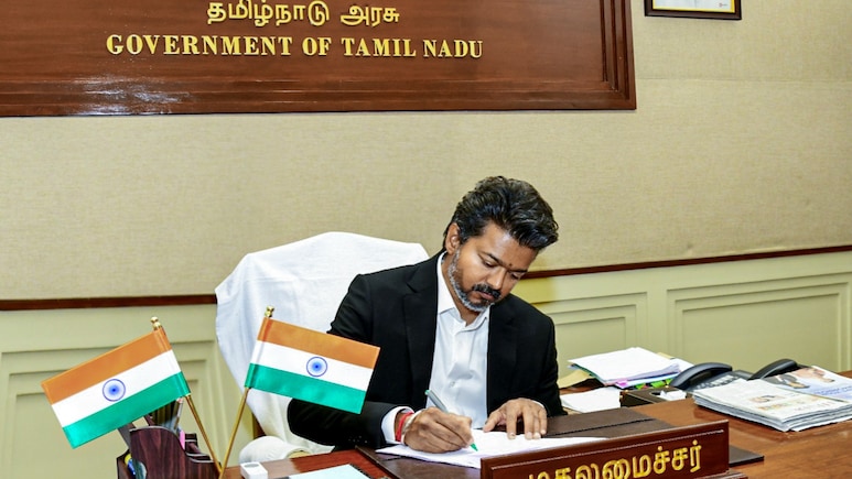 "Smeared With Soot": DMK Jabs Vijay In Vande Mataram, Tamil Anthem Row