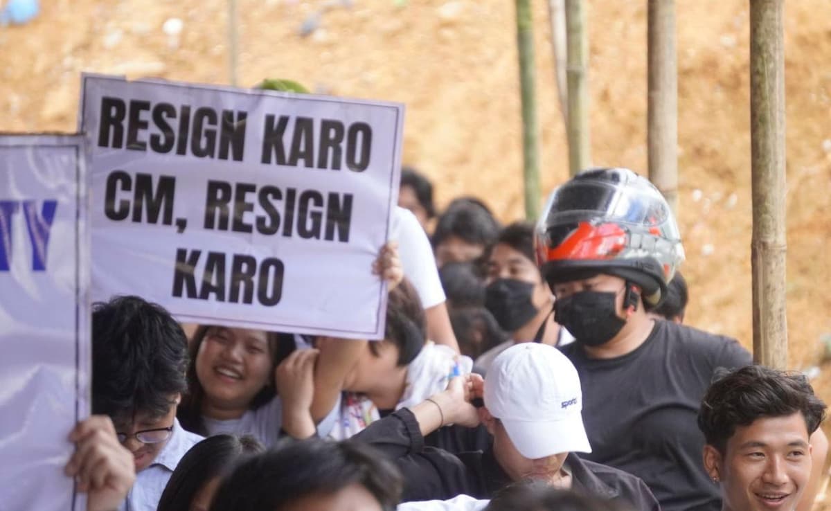 Protesters Ask Arunachal Chief Minister To Step Aside Amid Corruption Probe