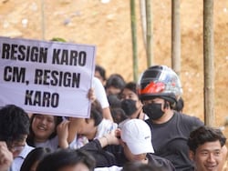 Protesters Ask Arunachal Chief Minister To Step Aside Amid Corruption Probe