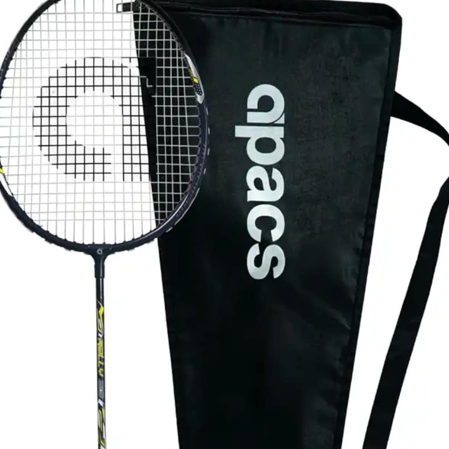 Click here to buy: apacs Rally 313 Grey Strung Badminton Racquet