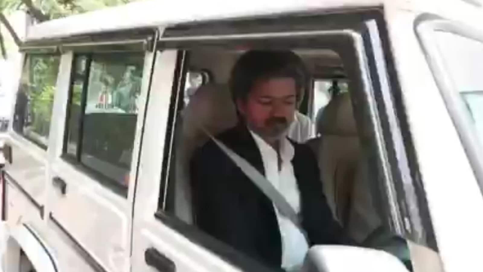 Tamil Nadu CM Vijay Drives Bolero to Flag Off 40 New Government Vehicles
