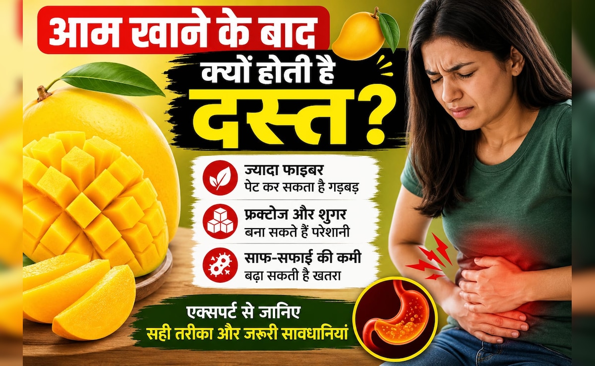 आम खाने के बाद क्यों कुछ लोगों को हो जाता है डायरिया? जानिए क्यों होता है पेट खराब — WellsTrack