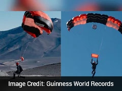 Thailand Man Sets World Record After Landing On World's Highest Active Volcano