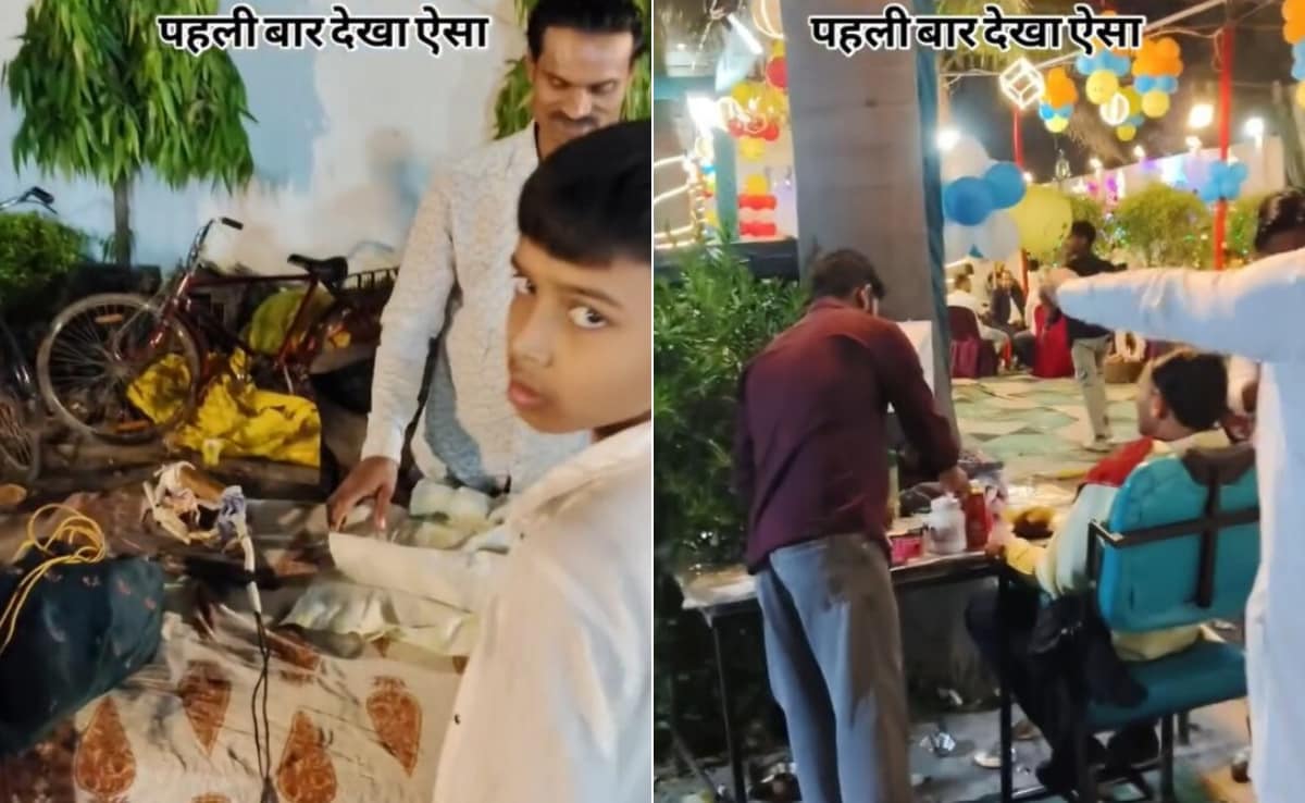 VIDEO: शादियों का नया 'भौकाल', मेहमानों को मिली VIP सर्विस! प्रेस, हेयरकट और जूता पॉलिश तक हर चीज का काउंटर