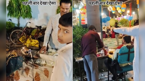 VIDEO: शादियों का नया 'भौकाल', मेहमानों को मिली VIP सर्विस! प्रेस, हेयरकट और जूता पॉलिश तक हर चीज का काउंटर