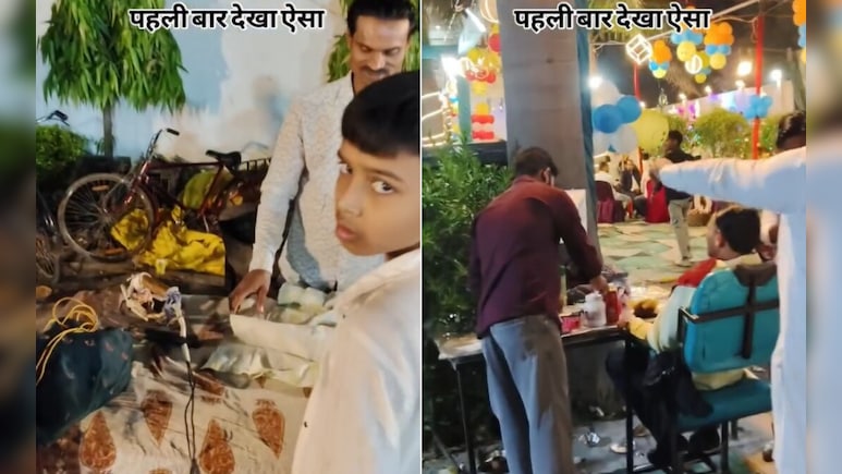VIDEO: शादियों का नया 'भौकाल', मेहमानों को मिली VIP सर्विस! प्रेस, हेयरकट और जूता पॉलिश तक हर चीज का काउंटर