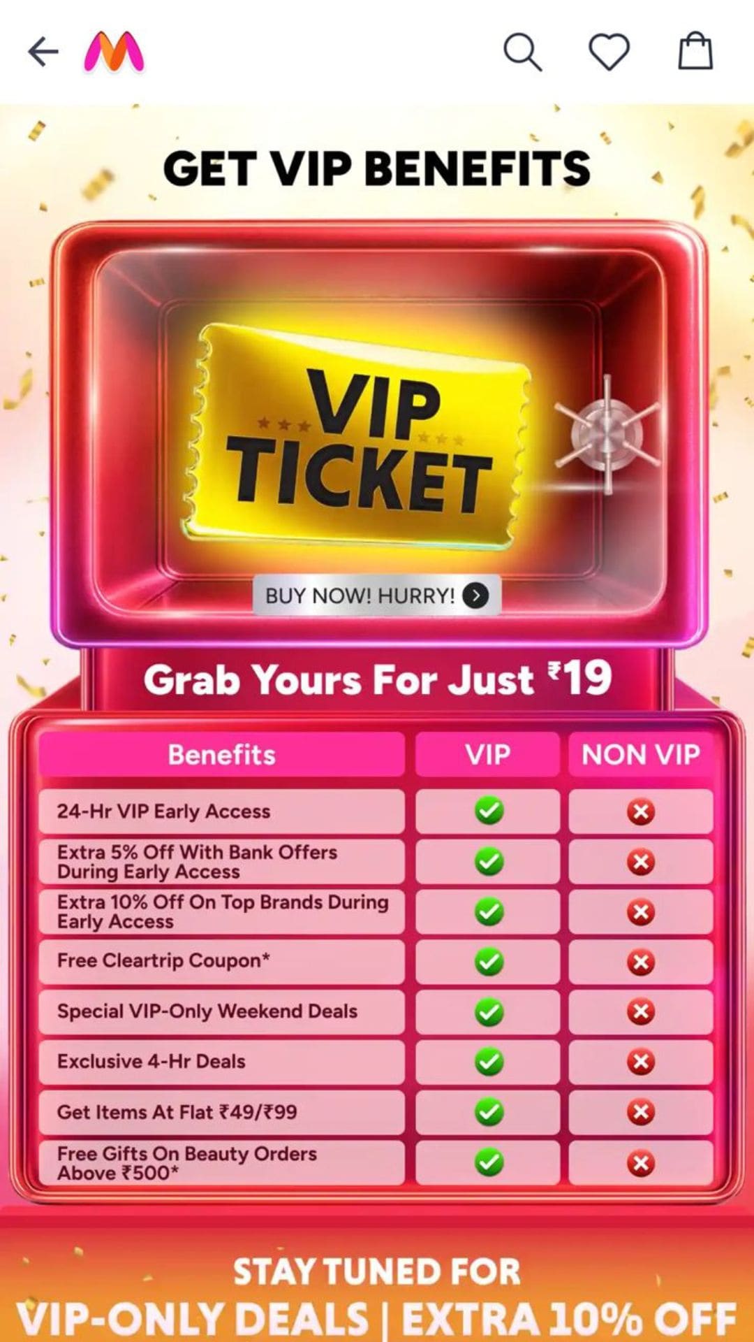 Early access means better chances at grabbing your preferred size and style.