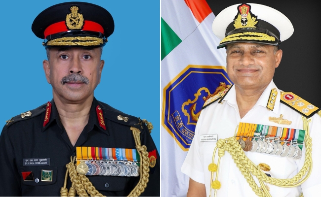 India Appoints New Defence, Navy Chiefs, To Assume Office By Month-End