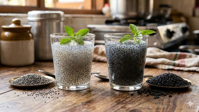 Chia seeds and sabja seeds need to be consumed in moderation to aid in weight loss