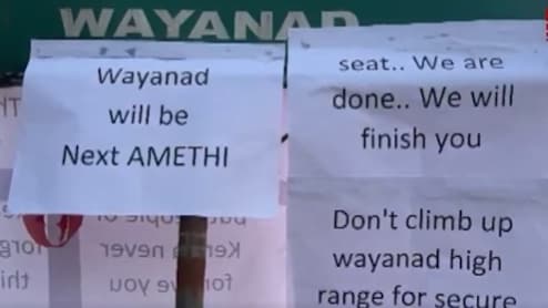 Wayanad To Be Next Amethi: Posters Warn Gandhis On Kerala Chief Minister Pick