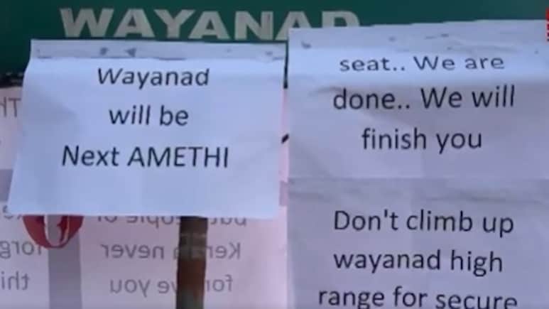 Wayanad To Be Next Amethi: Posters Warn Gandhis On Kerala Chief Minister Pick