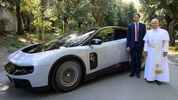 Watch: Pope Leo XIV Checks Out Ferrari's Controversial Luce Electric Car