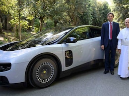 Watch: Pope Leo XIV Checks Out Ferrari's Controversial Luce Electric Car