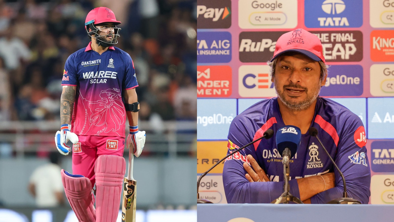 Kumar Sangakkaras Unfiltered Reply As Riyan Parags Post-Match Remark Stumps Everyone