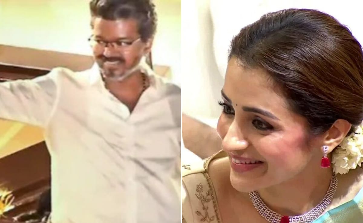 Thalapathy Vijay LIVE: शपथ ग्रहण समारोह में पहुंचे थलापति विजय, सुपरस्टार के स्टाइलिश लुक पर भारी पड़ीं ट्रेडिशनल लुक में दोस्त तृषा कृष्णन