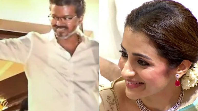Thalapathy Vijay LIVE: शपथ ग्रहण समारोह में पहुंचे थलापति विजय, सुपरस्टार के स्टाइलिश लुक पर भारी पड़ीं ट्रेडिशनल लुक में दोस्त तृषा कृष्णन