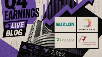 Q4 Earnings Live Updates: Suzlon, RVNL, Amara Raja And Pine Labs To Report Earnings Today