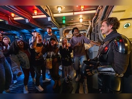 The Mandalorian And Grogu: Fans Accuse Disney Of Faking Pedro Pascal Disneyland Surprise Video