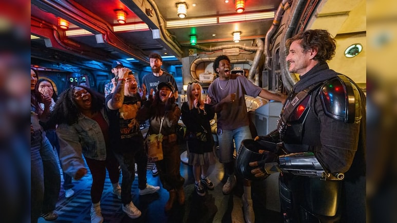 The Mandalorian And Grogu: Fans Accuse Disney Of Faking Pedro Pascal Disneyland Surprise Video